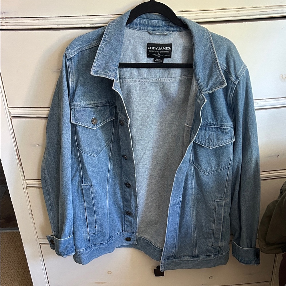 Cody James Light Blue Denim Jean Jacket - Women's